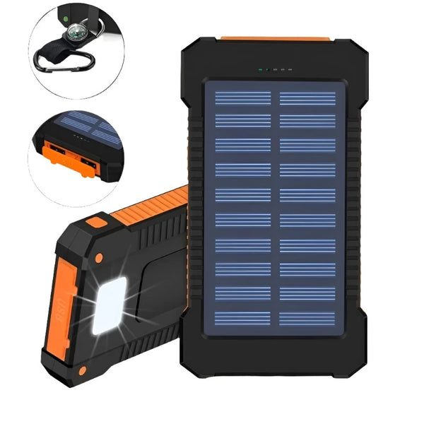 Fast charging Portable Solar Power Bank, eco-friendly power bank