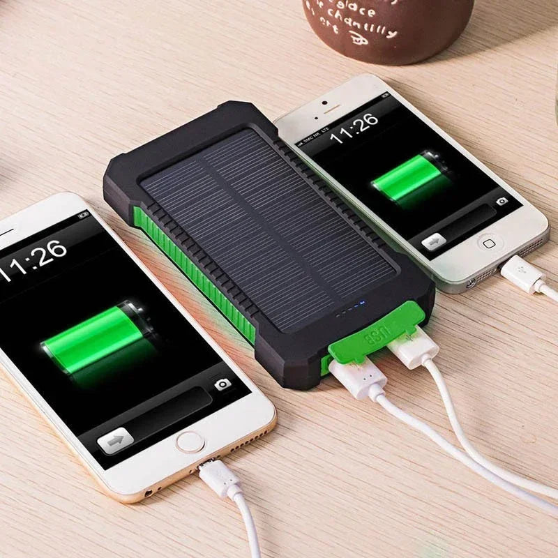 Fast charging Portable Solar Power Bank, eco-friendly power bank